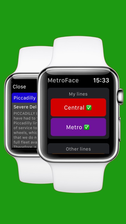 MetroFace - London Tube Status & Complication