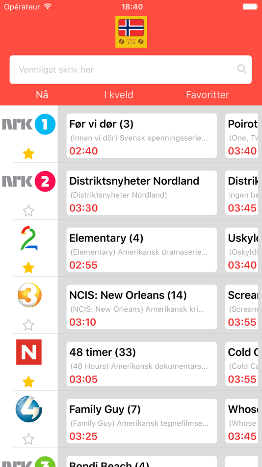 TV-guide Norge - TV Listings Norway - 1.7 - (iOS)