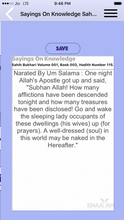 Sayings on Knowledge-Sahih Bukhari Hadiths (Islam)