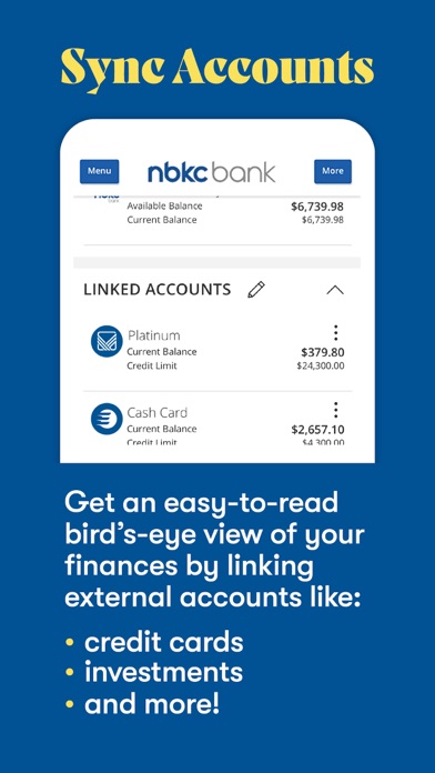 Screenshot #1 pour nbkc Bank Mobile Banking