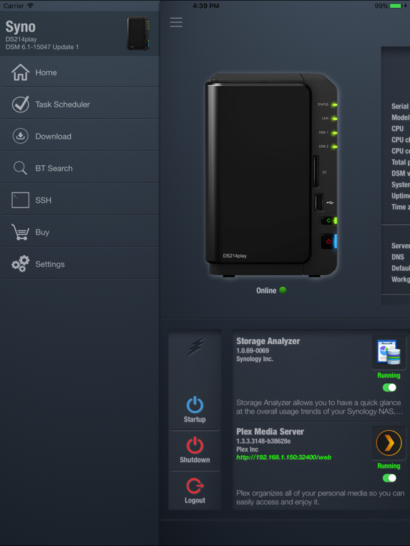 Screenshot #4 pour Syno On
