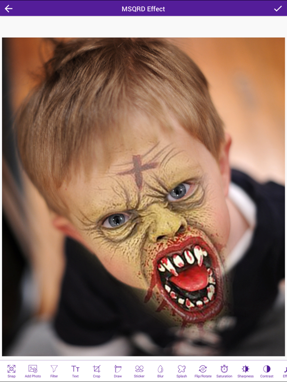 Masquerade Camera Effect iPad screenshot