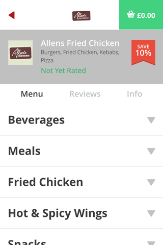 Allens Fried Chicken BL9 screenshot 3