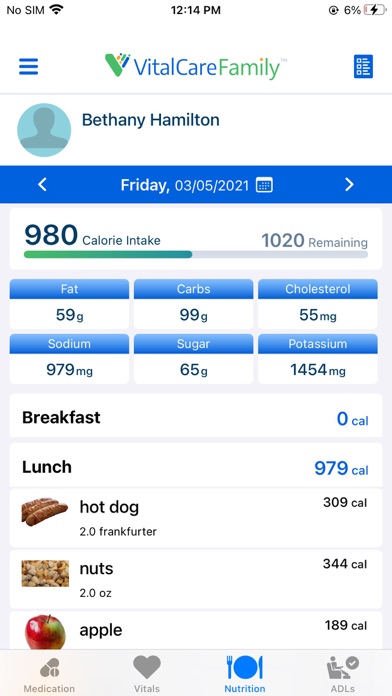 VitalCare Family Screenshot
