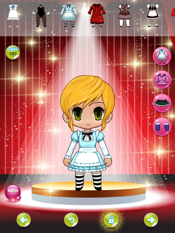 Screenshot #5 pour Chibi anime habiller tenue jeu pour filles robe