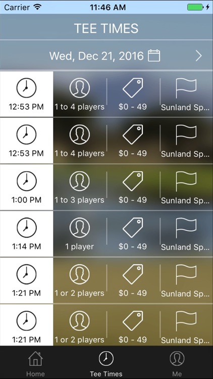 Sunland Springs Village Golf Tee Times