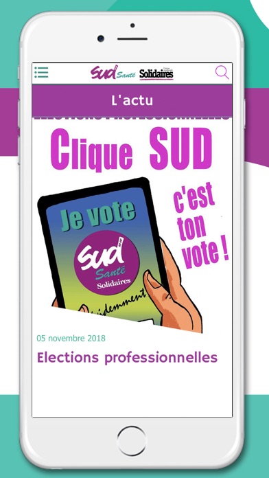 SUD Santé AP-HP Screenshot