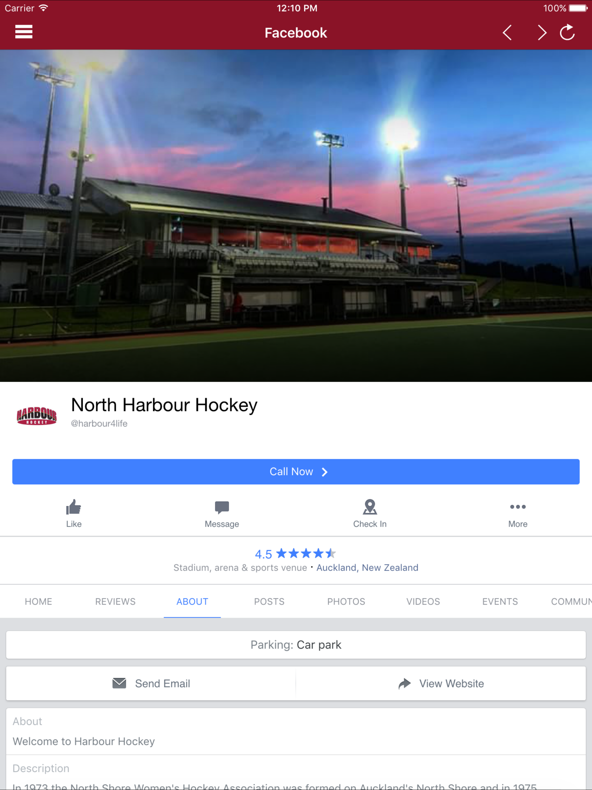 Harbour Hockey Mobile App