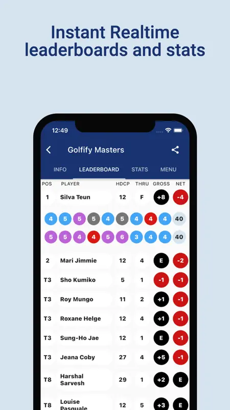Golfify - Golf Tournament App screenshot 5 of 8