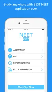 neet 2017 | all about neet iphone screenshot 1