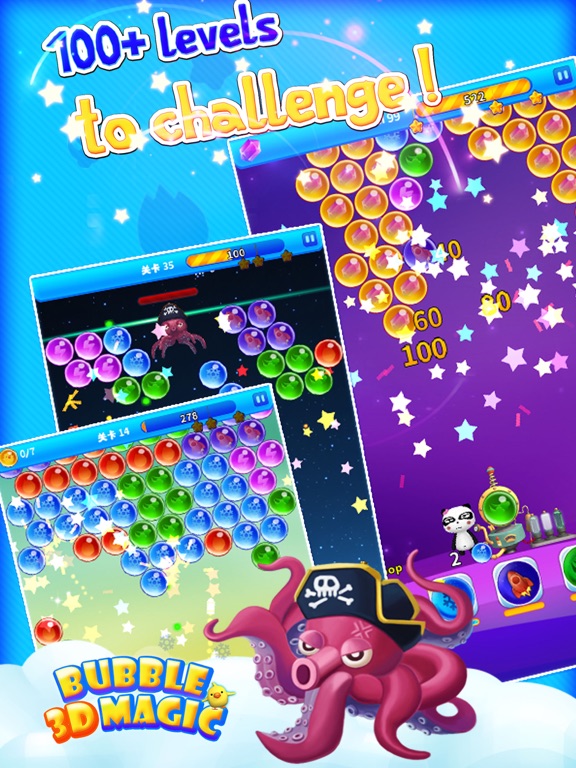 Magic Bubble 3D-The Ultimate Bubble Shooter iPad screenshot