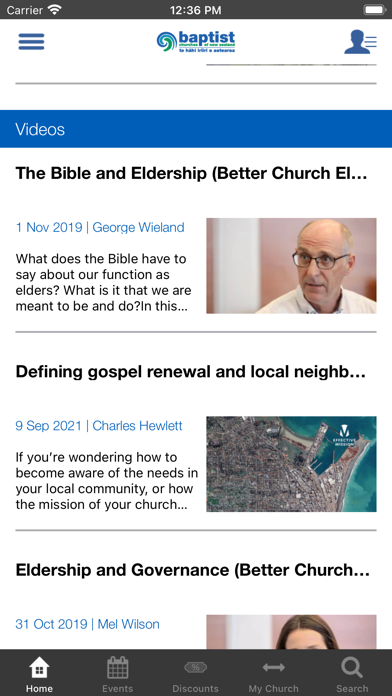 Baptist NZ Screenshot