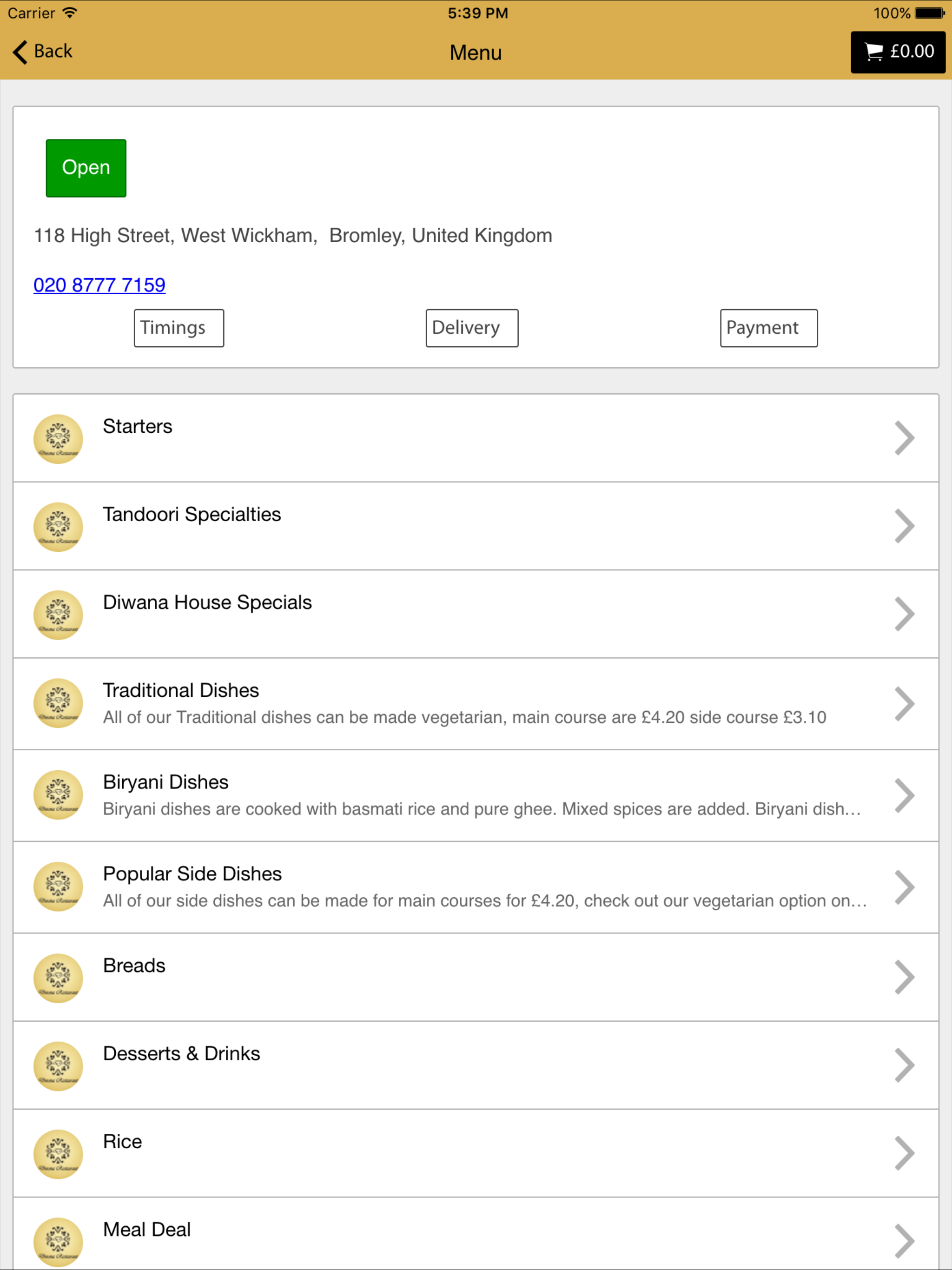 Diwana Restaurant screenshot 6