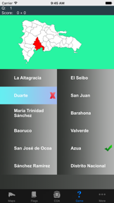 Dominican Republic Province Maps and Capitals screenshot