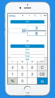 inches, feet, yards and miles converter iphone resimleri 3