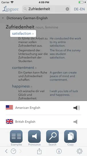 Dictionary Linguee iPhone-skjermbilde 3