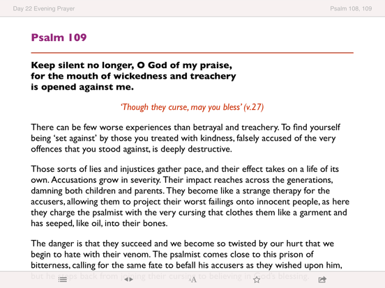 Screenshot #4 pour Reflections on the Psalms: Bible notes from CofE