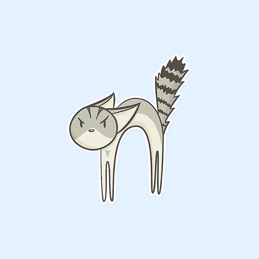 Skinny Cat Stickers icon