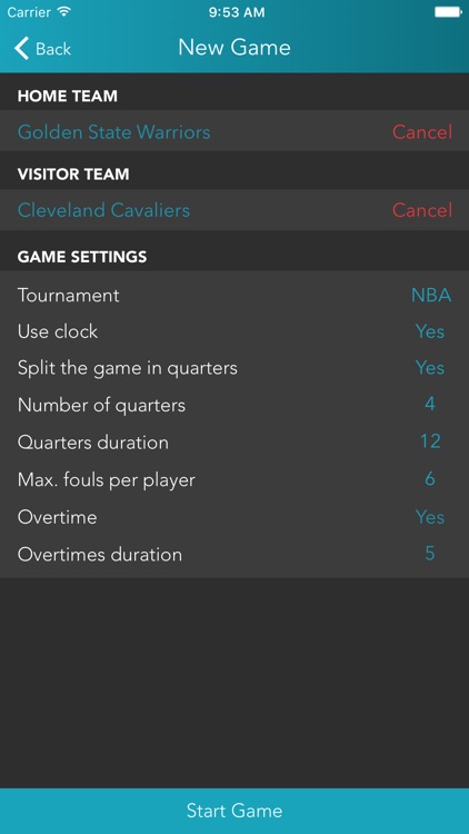 inGameStats Hoops