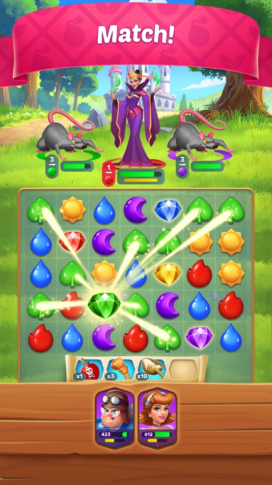 #1. Once Upon A Match (iOS) 由: Crazy Labs