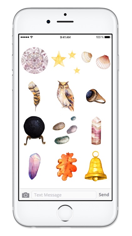 Magic and Nature Watercolor Sticker Pack screenshot-4