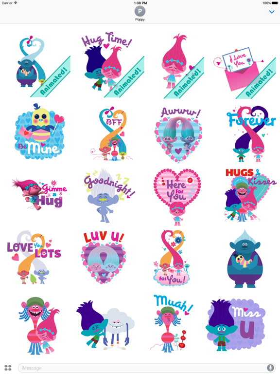 Screenshot #5 pour DreamWorks Trolls Hug Time Stickers