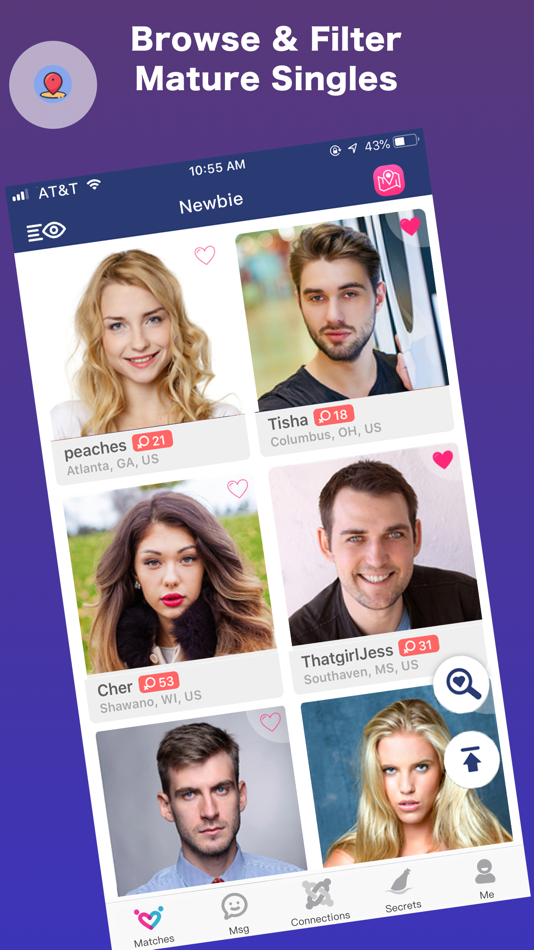 #1. Sweet Dating for Adult Singles (iOS) 来自: Dating Me Tech Co., Ltd