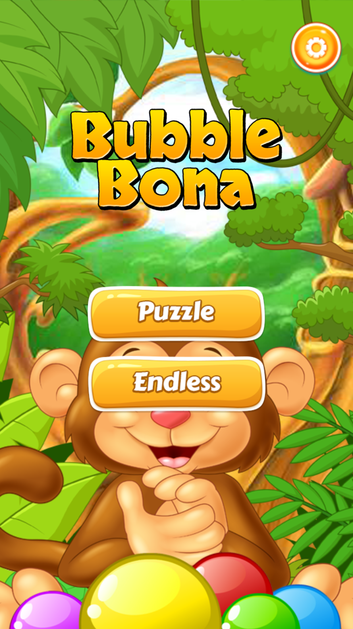 Bubble Bona - Monkey burst bubble