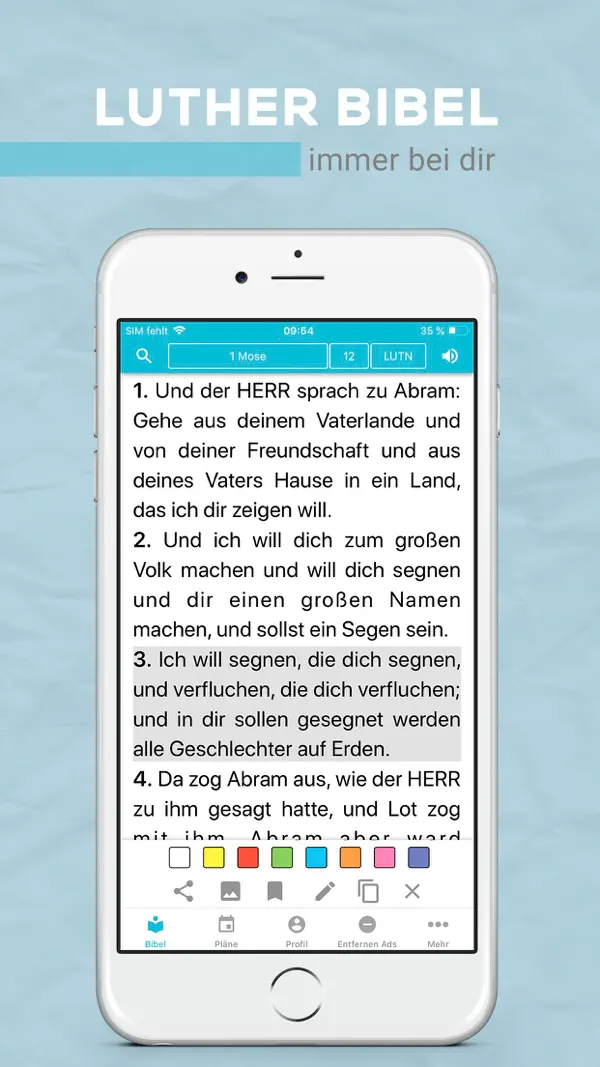 Luther Bibel Screenshot 1