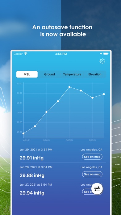 My Barometer and Altimeter Screenshot