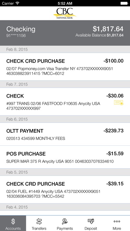 CBC National Bank Mobile Banking screenshot-3