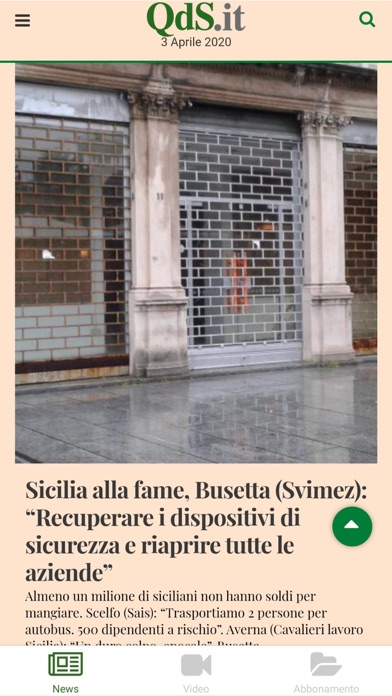 Screenshot #1 pour QDS -Quotidiano di Sicilia