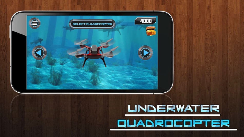 #3. Underwater Quadrocopter (iOS) Podle: Alina Sapolgina