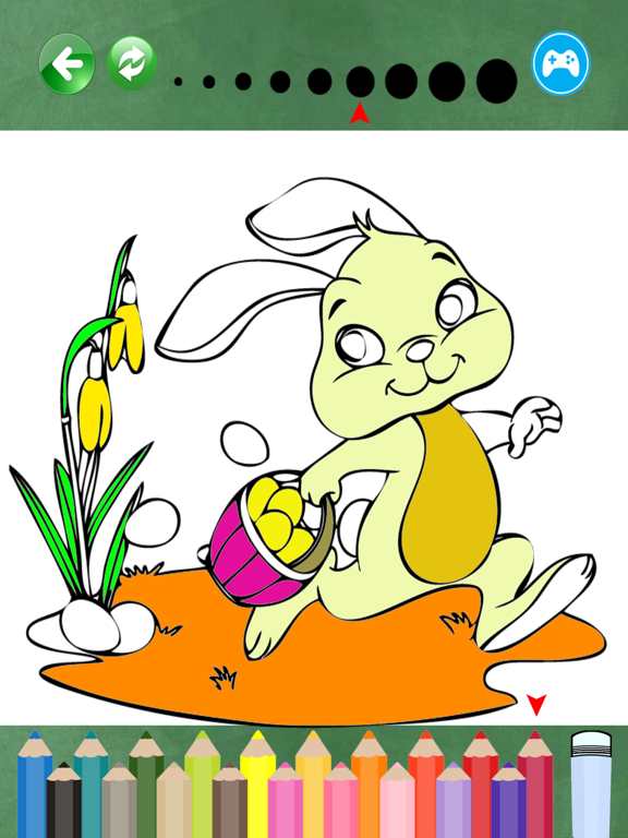 Screenshot #5 pour Oeufs de Pâques lapin jeu de dessin pour les enfan