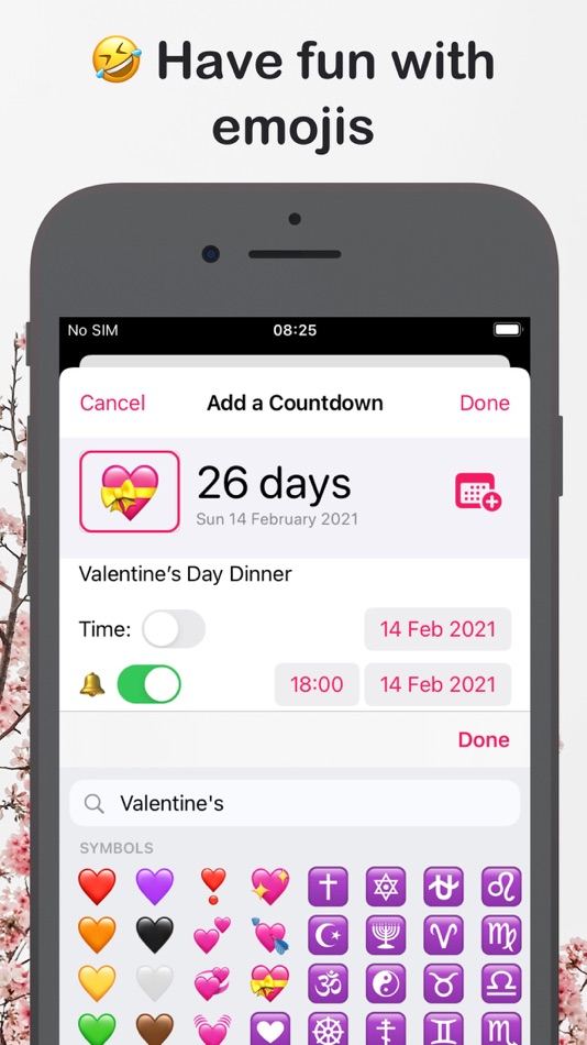#5. Countdown with Emoji (iOS) 由: Lasmit TLB Ltd