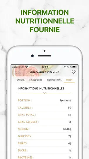 Capture d'écran de Oh She Glows sur iPhone 6