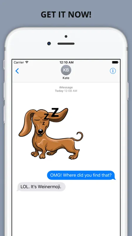 Weinermoji - Dachshund Emoji & Stickers screenshot 5 of 5