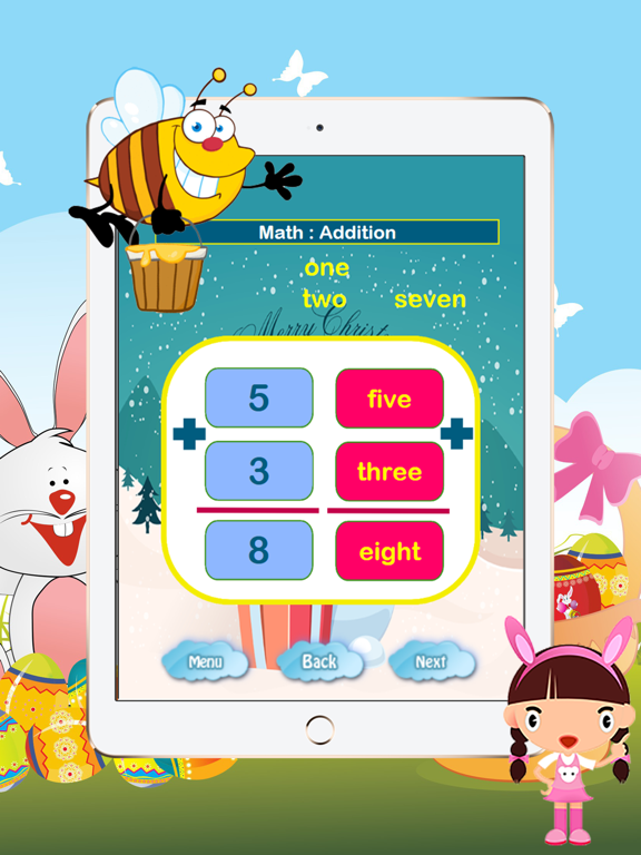 First Kindergarten Learn Number Flashcards Games iPad screenshot