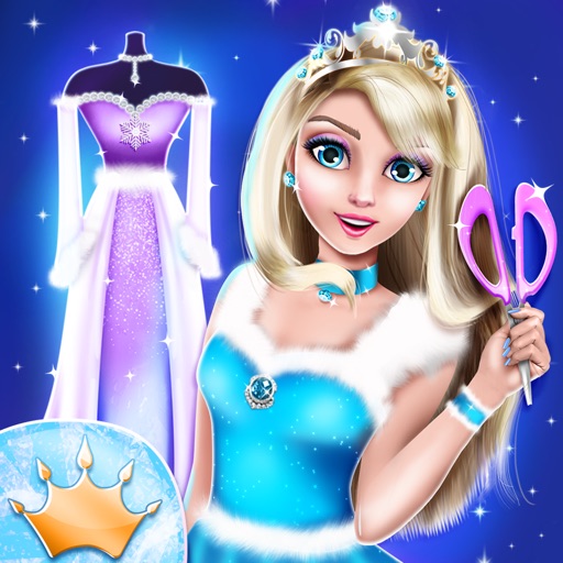 Ледяная принцесса: Модные игры для девочек в стиле