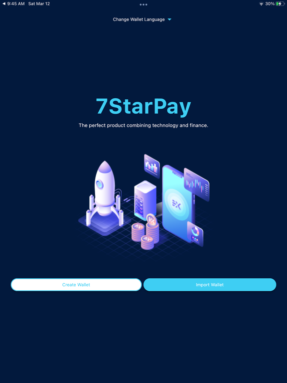 7StarPay iPad screenshot 1 - Finance app