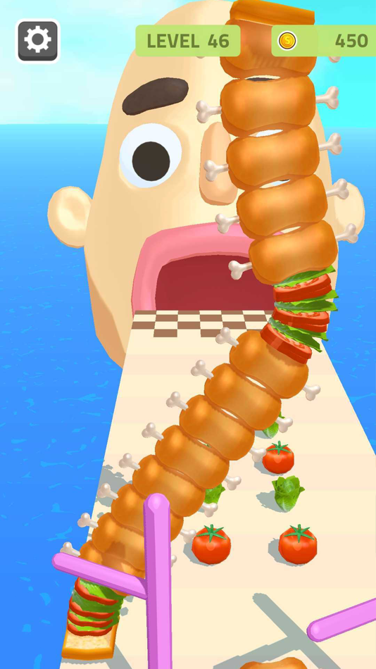 #1. Sandwich Runner (iOS) 来自: DWANGO Co., Ltd.