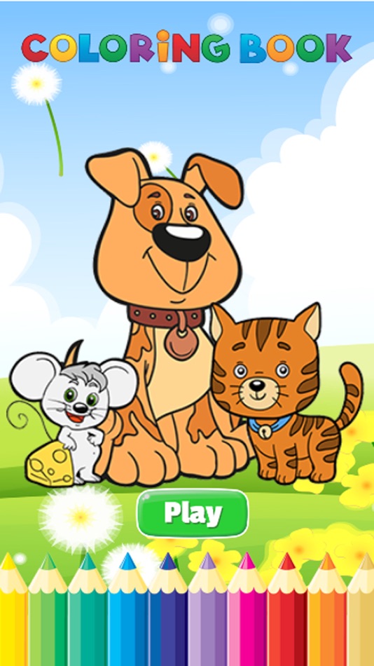 Dog Cat Rat Coloring - Activities for Kids - 1.0 - (iOS)