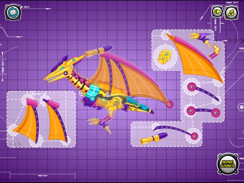 機械翼竜：恐竜おもちゃを組み立てて、ツイン益智が小さいゲームをのおすすめ画像3