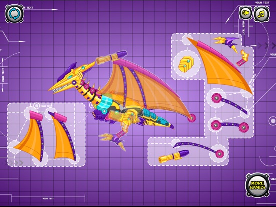 機械翼竜：恐竜おもちゃを組み立てて、ツイン益智が小さいゲームをのおすすめ画像3
