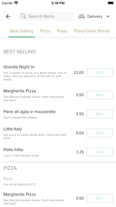 That's Amore St Annes Screenshot