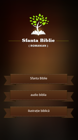 Romanian Holy Bible with Audio