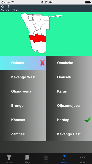 Screenshot #2 pour Namibia Region Maps and Capitals