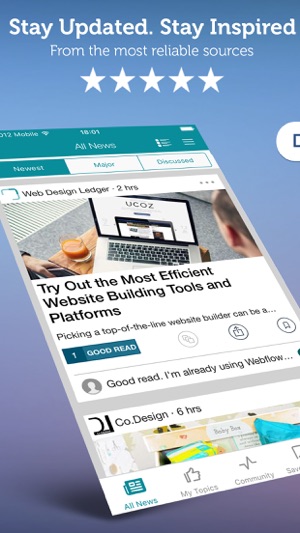 Design News - Web, Mobile, Print and More(圖1)-速報App