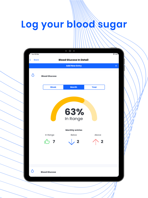 Screenshot #6 pour Intellin Diabetes Tracker Log