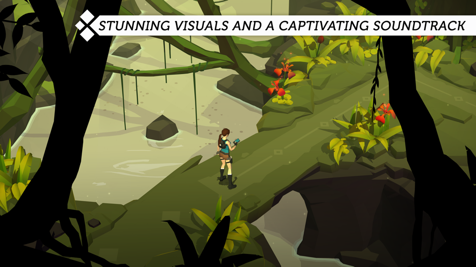 #3. Lara Croft GO (iOS) Podle: Deca Live Operations GmbH